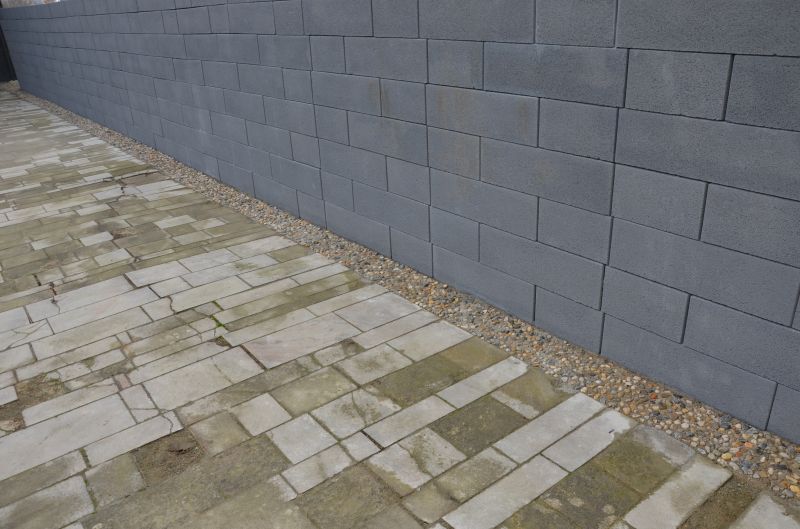 Block Foundation Installation detail