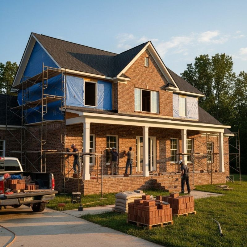 Brick Veneer Siding Installation detail