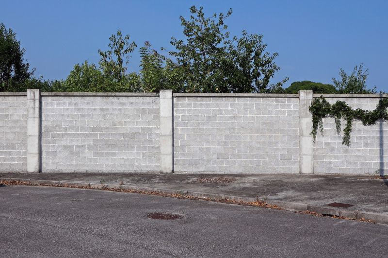 Cinder Blocks Installation detail