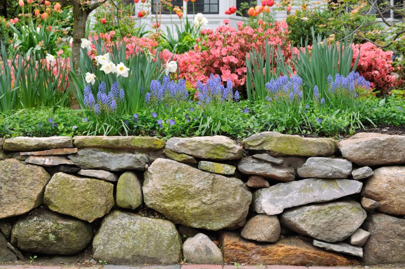 Rock Wall Landscaping detail