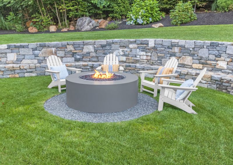 Stone Wall Hardscaping detail