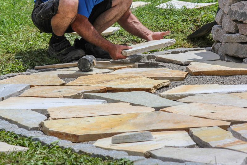 Stone Walkway Repair