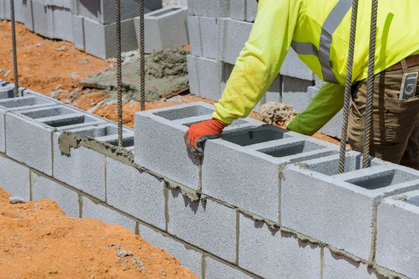 Concrete Blocks Installation in Hampstead