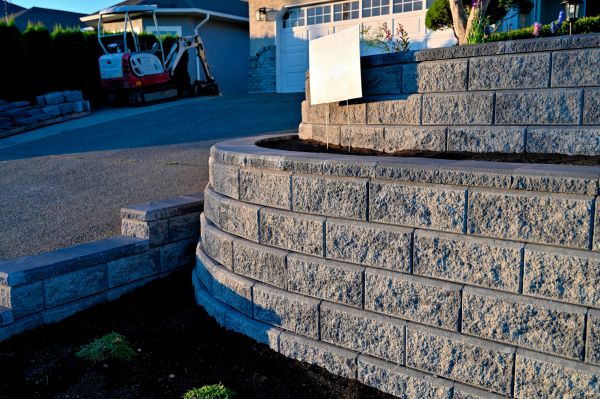 Stone Retaining Wall Repair in Hampstead