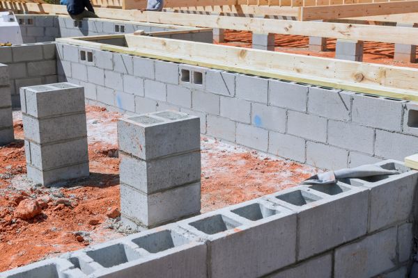 Cement Block Installation in Hampstead