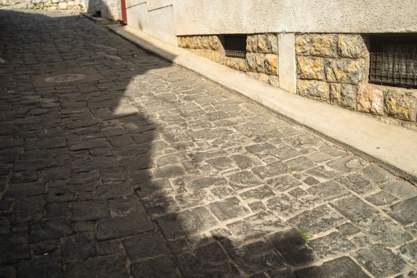 Stone Sidewalk Repair in Hampstead